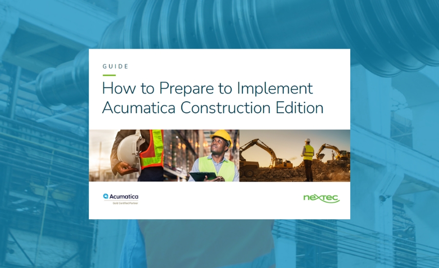 Guide to Acumatica Construction Implementation