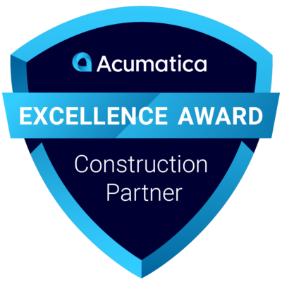 Acumatica Excellence Award: Construction Partner